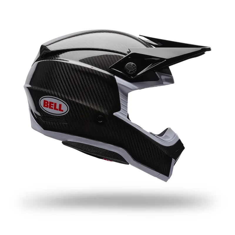 Casco de motocross Bell Moto-10 GP de carbono, vista lateral
