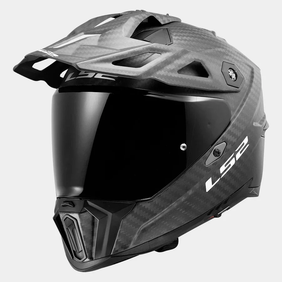Casco trail LS2 MX707 Explorer EVO Carbon con calota de carbono